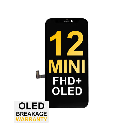 (MP+) FHD+ Hard OLED Assembly for iPhone 12 Mini - Black (Top Quality)