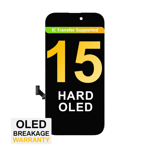 (MP+) Hard OLED Assembly for iPhone 15 - Black