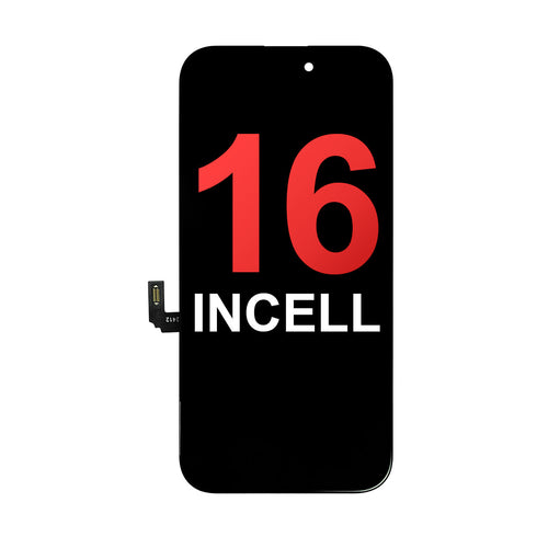 (ACE) InCell LCD Assembly for iPhone 16 - Black