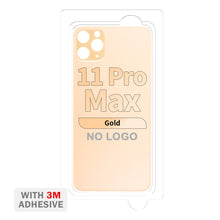 Load image into Gallery viewer, Back Cover Glass with Adhesive for iPhone 11 Pro Max (No Logo &amp; Big Camera Hole) - Gold