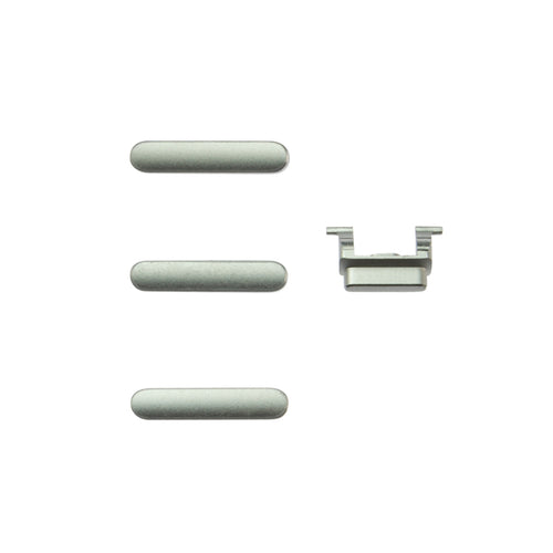 Hard Buttons (Power + Volume + Switch) for iPhone 8 - Silver