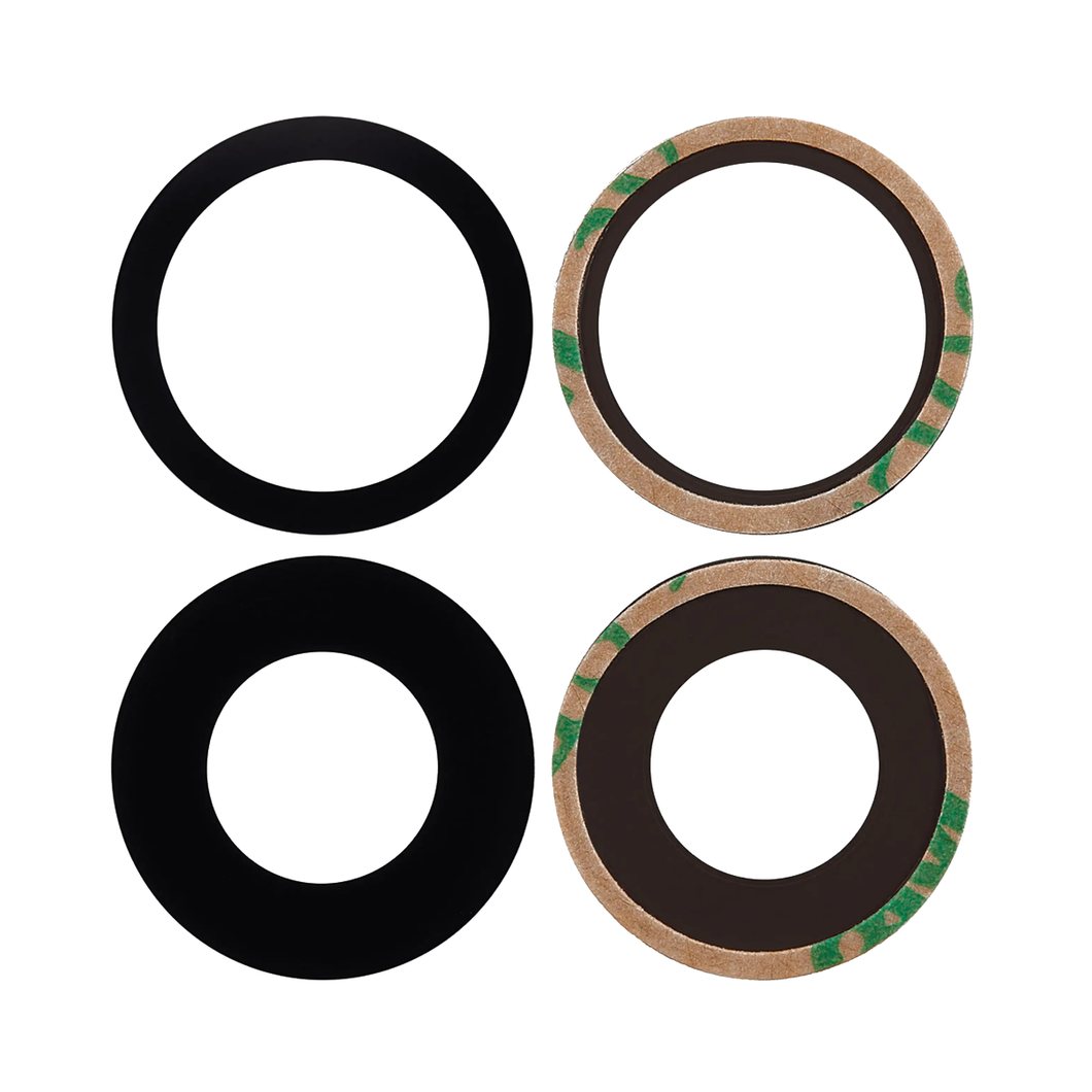 Premium Back Camera Lens Glass Only with Adhesive for iPhone 16 / 16 Plus (2 pcs Set) (Real Sapphire)