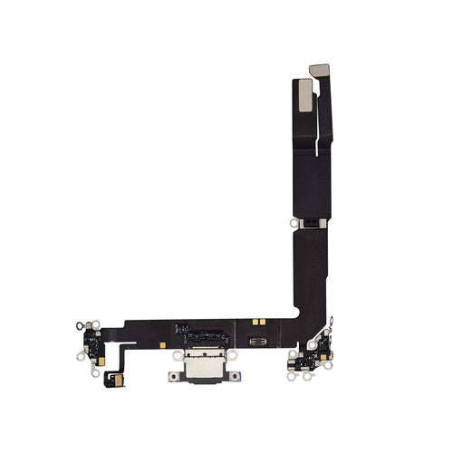 Premium Charging Port Flex Cable for iPhone 16 Plus - Black