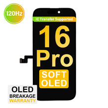 Load image into Gallery viewer, (MP+) Soft OLED Assembly for iPhone 16 Pro - Black (120 Hz)
