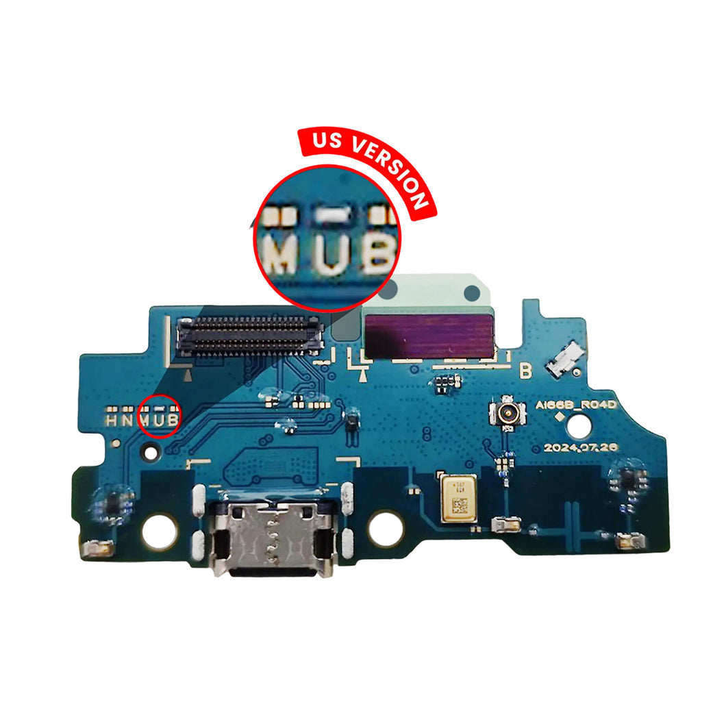 Premium Charging Port Board with Headphone Jack for Samsung Galaxy A16 5G (A166U / 2024) (US Version)