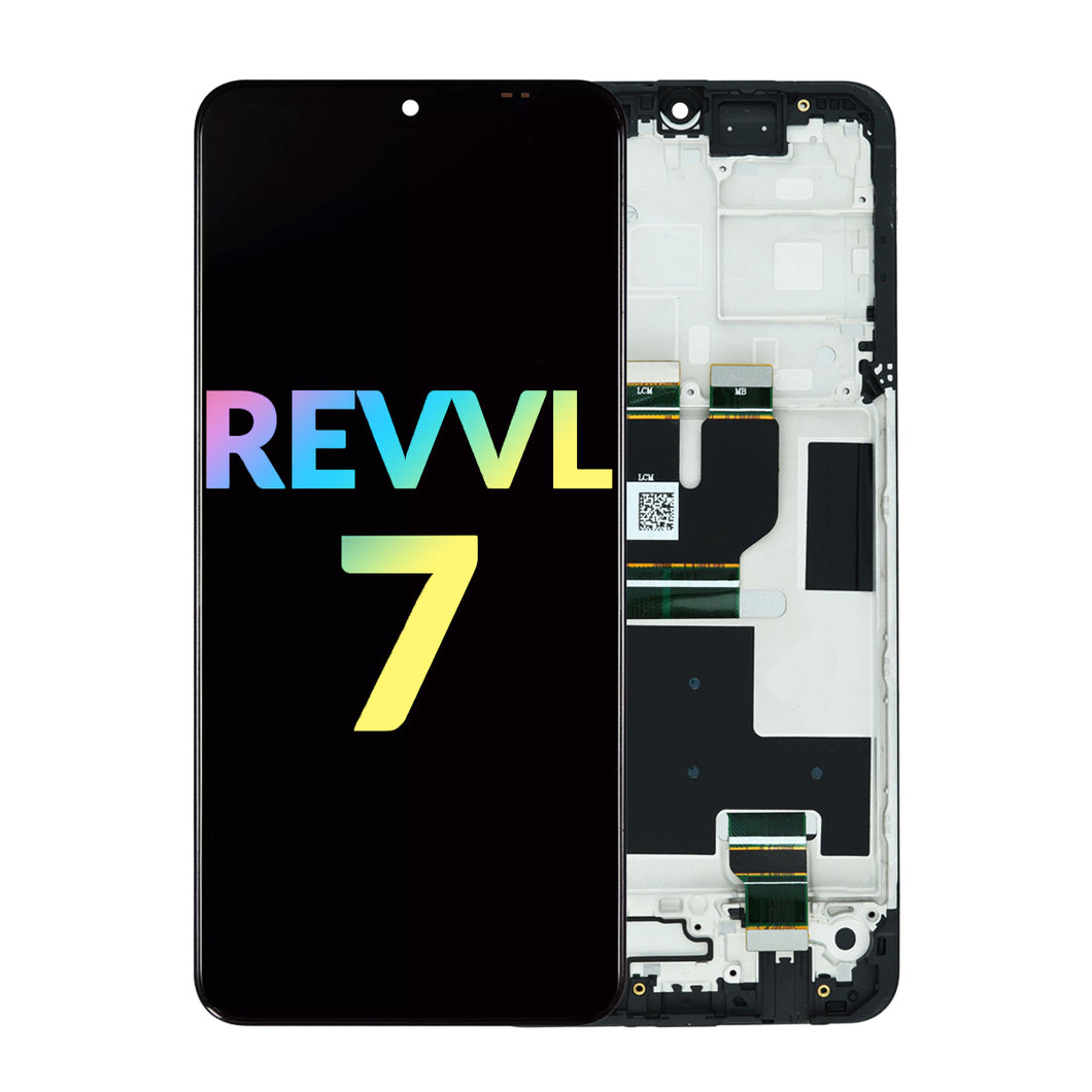 Refurbished LCD Assembly with Frame for T-Mobile Revvl 7 / T Phone 2 5G