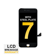 Load image into Gallery viewer, (MP+) LCD Assembly with Steel Plate for iPhone 7 - Black