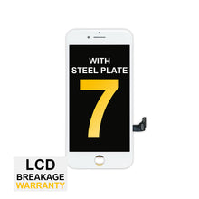 Load image into Gallery viewer, (MP+) LCD Assembly with Steel Plate for iPhone 7 - White