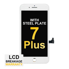 Load image into Gallery viewer, (MP+) LCD Assembly with Steel Plate for iPhone 7 Plus - White