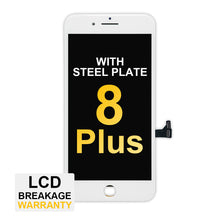 Load image into Gallery viewer, (MP+) LCD Assembly with Steel Plate for iPhone 8 Plus - White