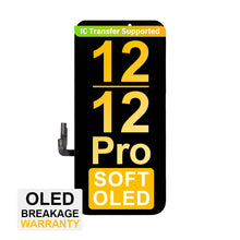 Load image into Gallery viewer, (MP+) Soft OLED Assembly for iPhone 12 / 12 Pro - Black