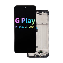 Load image into Gallery viewer, Refurbished LCD Assembly with Frame for Moto G Play (XT2413-2 / 2024)