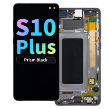 Load image into Gallery viewer, Refurbished OLED Assembly with Frame for Samsung Galaxy S10 Plus - Prism Black