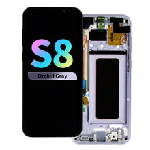 Load image into Gallery viewer, Refurbished OLED Assembly with Frame for Samsung Galaxy S8 - Orchid Gray